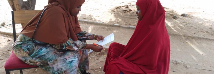 Amina using her voice to help other feel safe to sepak about TB.