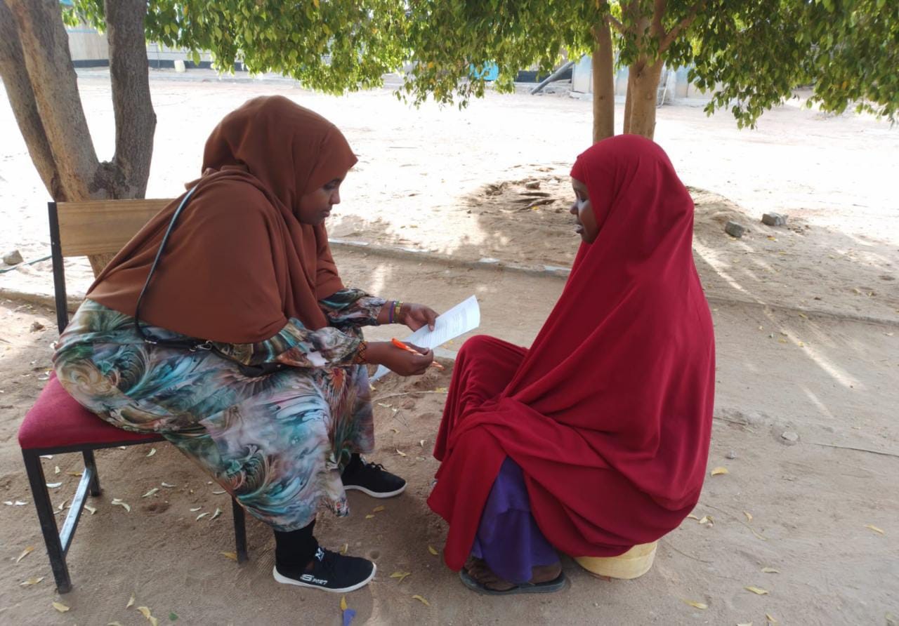 Amina using her voice to help other feel safe to sepak about TB.